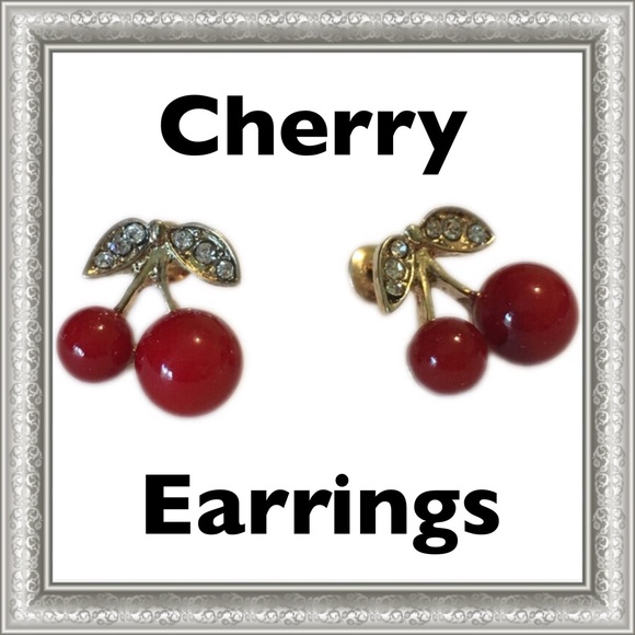 Cherry Earrings - Picture 3 of 3